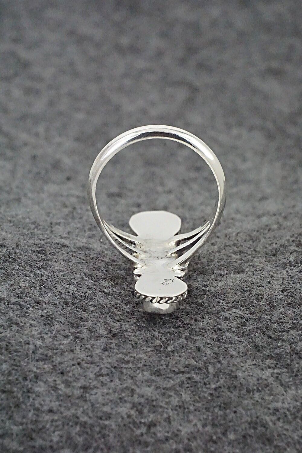 Opalite & Sterling Silver Ring - Andrew Vandever - Size 8.75