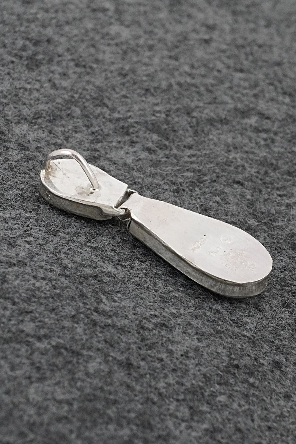 Multi Stone & Sterling Silver Inlay Pendant - Ola Eriacho