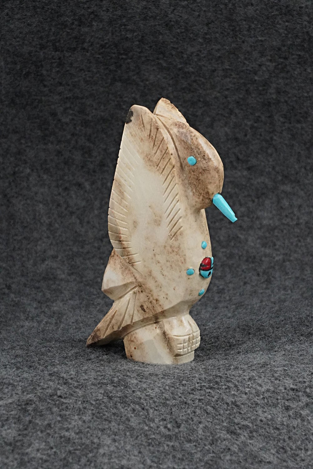 Hummingbird Zuni Fetish Carving - Danette Laate