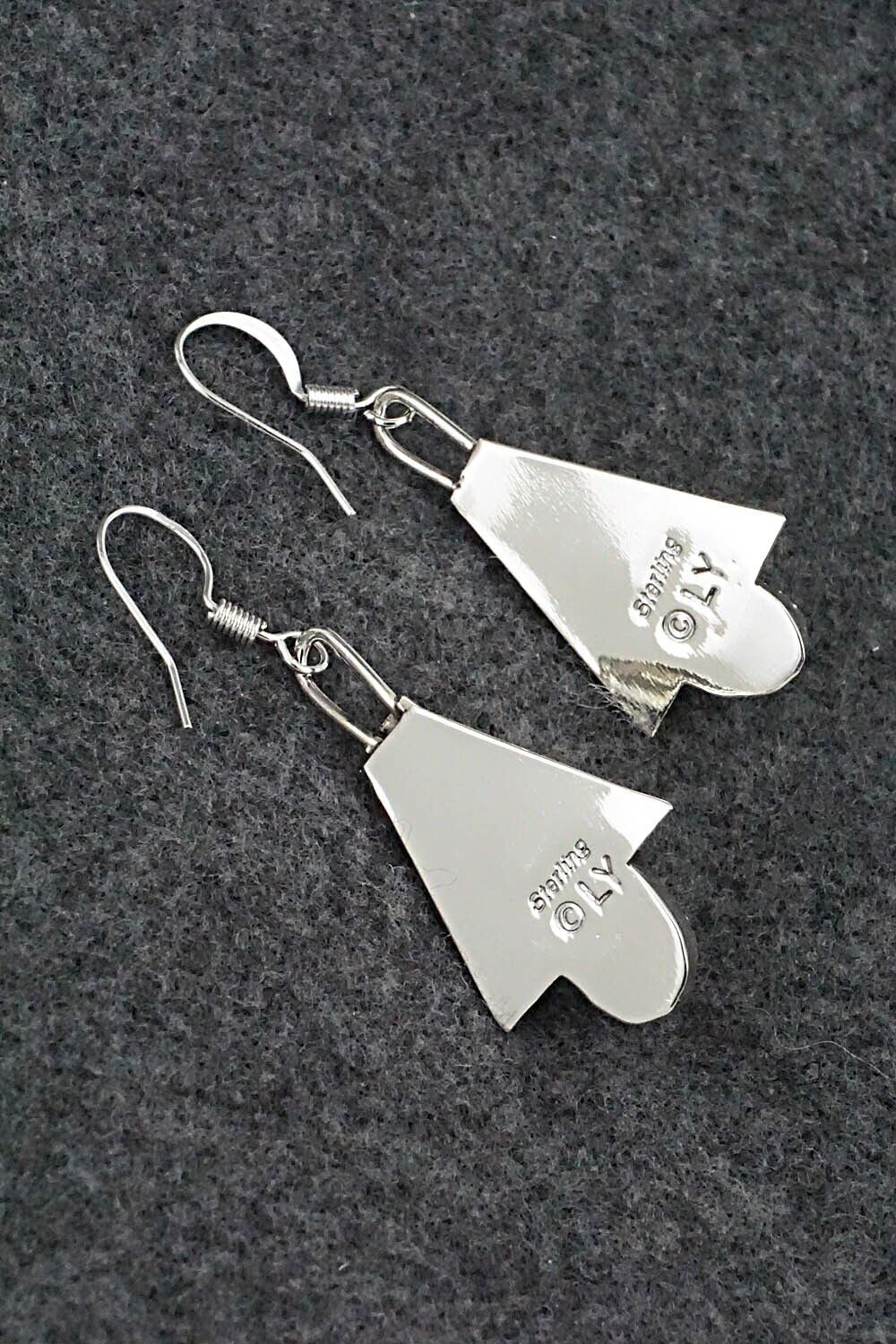 Turquoise & Sterling Silver Earrings - Louise Yazzie