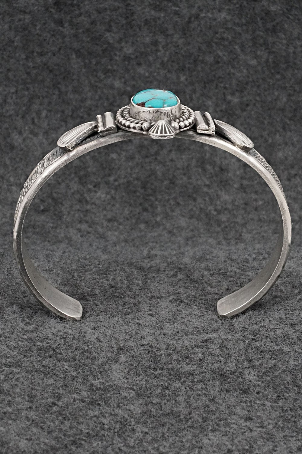 Turquoise & Sterling Silver Bracelet - Michael Calladitto