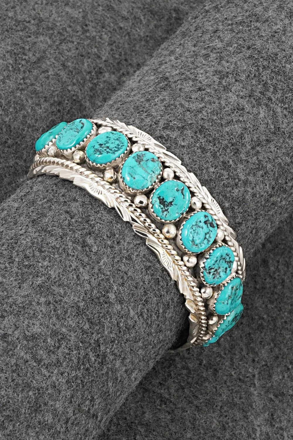 Turquoise & Sterling Silver Bracelet - Martin Muskett
