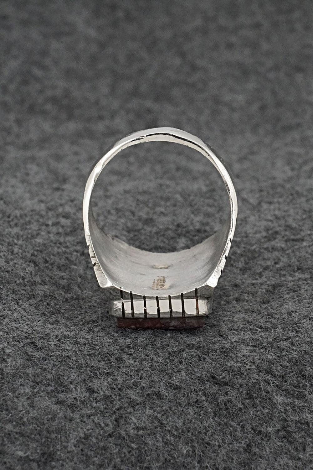 Wild Horse & Sterling Silver Ring - Trevor Jack - Size 12.5