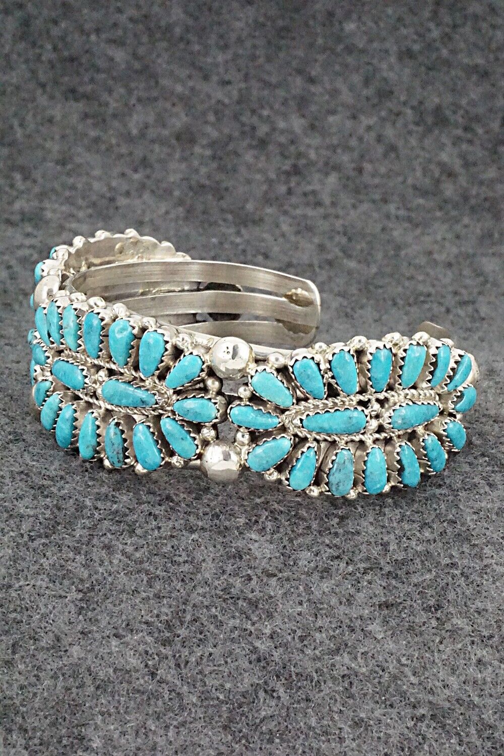 Turquoise & Sterling Silver Bracelet - Jaz Wilson