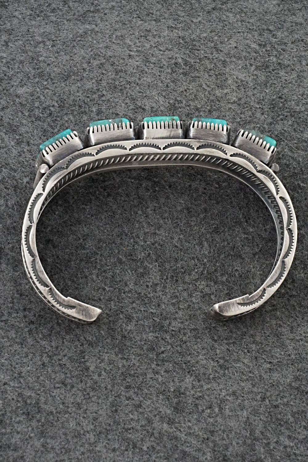 Turquoise & Sterling Silver Bracelet - Mark Yazzie