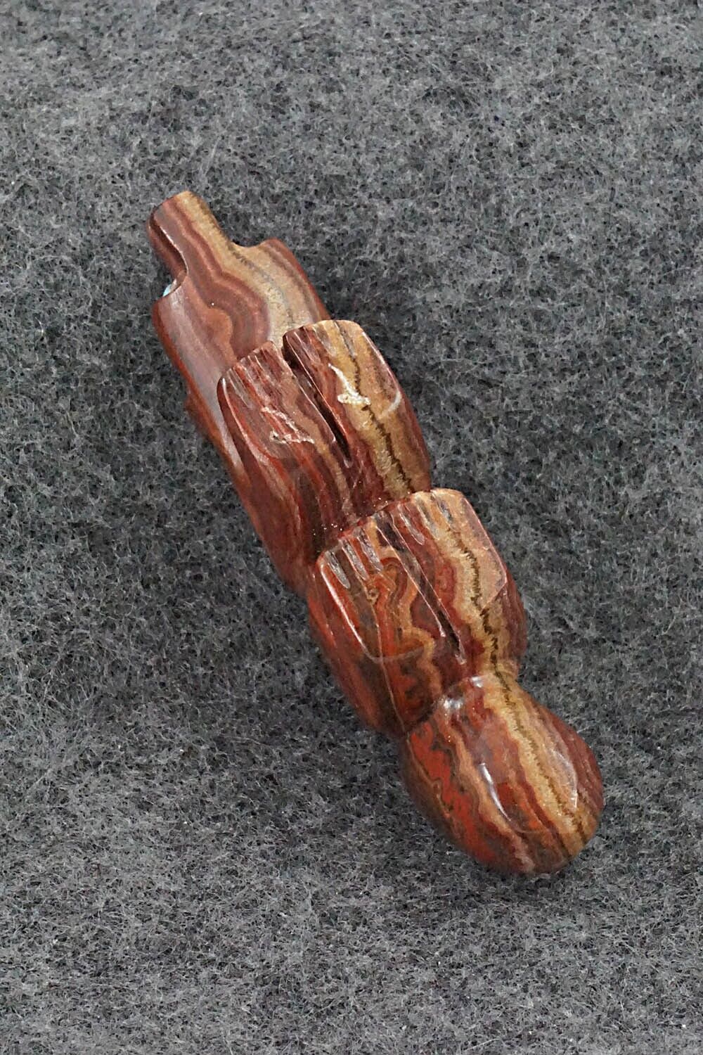Wolf Zuni Fetish Carving - Reynold Lunasee