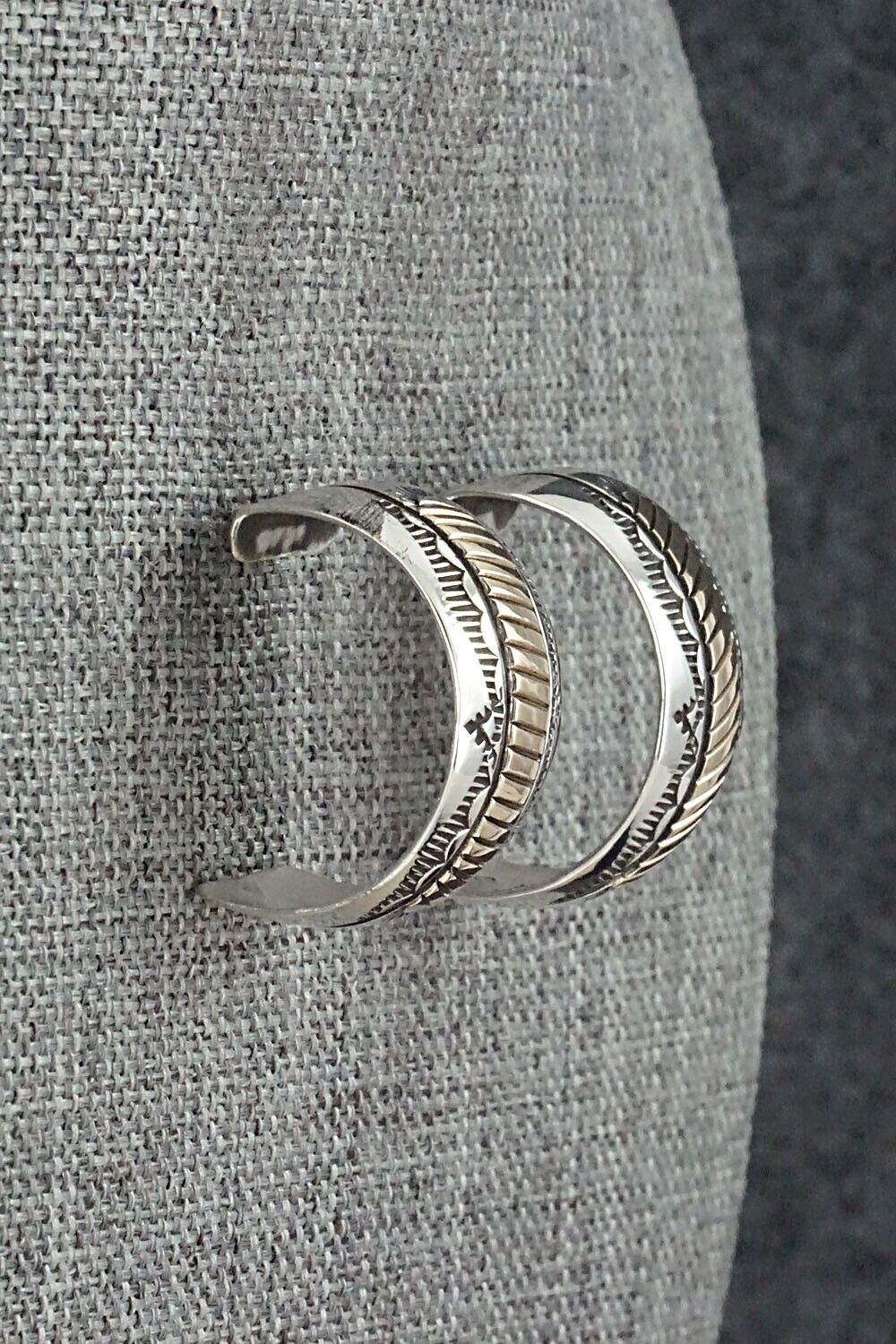 Sterling Silver & Gold Fill Hoop Earrings - Bruce Morgan