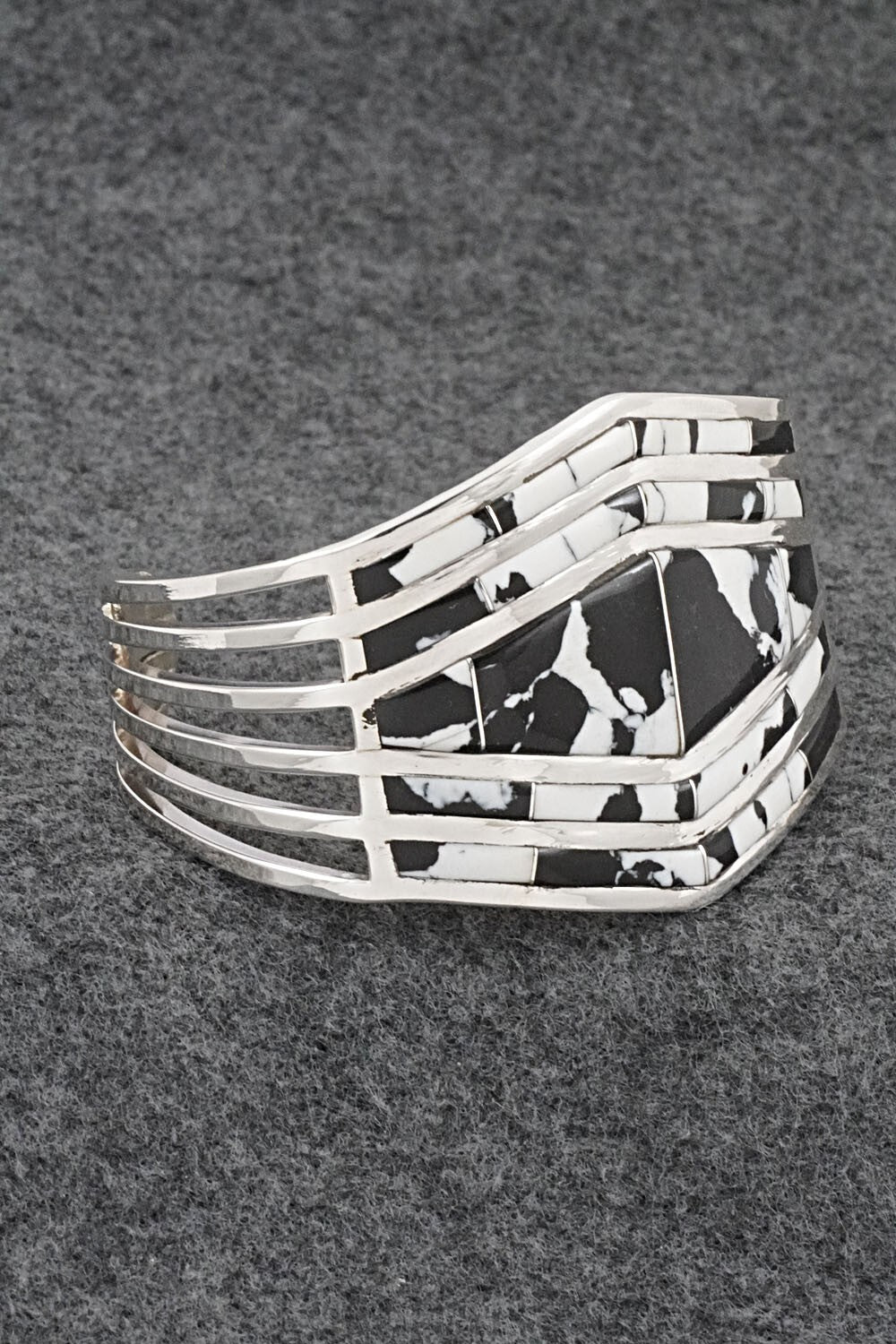 White Buffalo & Sterling Silver Bracelet - Andrew Enrico