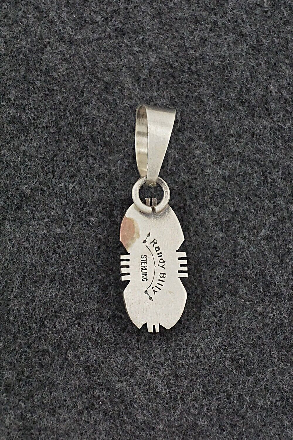 Turquoise & Sterling Silver Pendant - Randy Billy