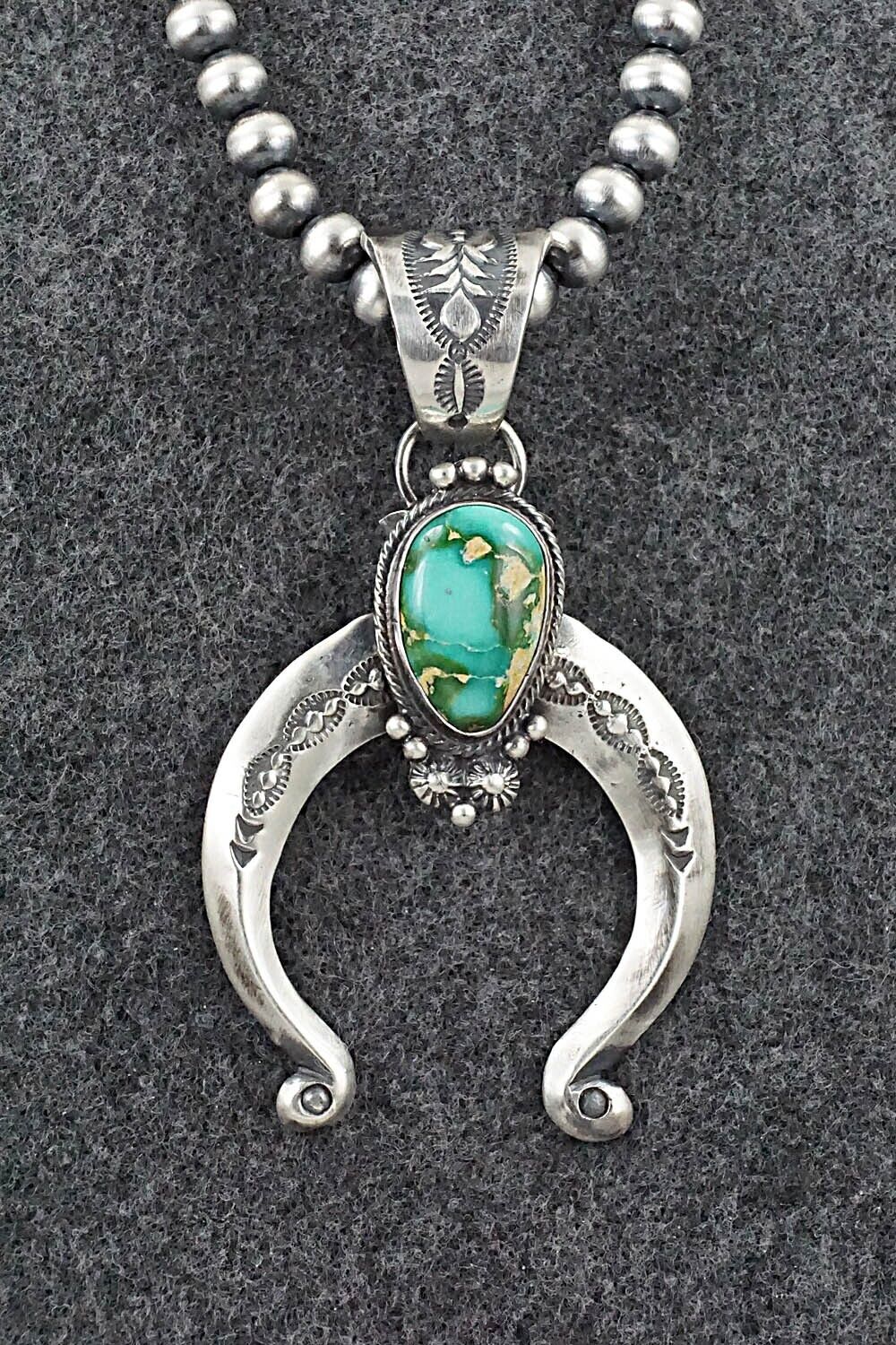 Turquoise & Sterling Silver Necklace - Samuel Yellowhair