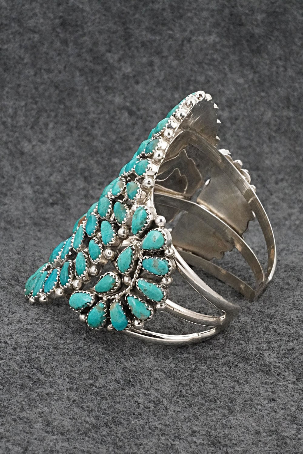 Turquoise & Sterling Silver Bracelet - Eunice Wilson