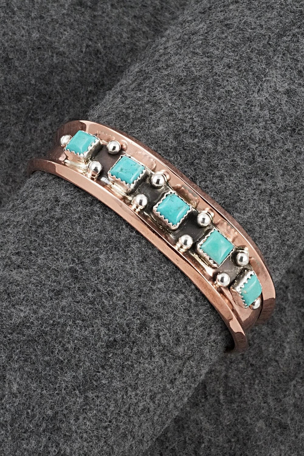 Turquoise & Copper Bracelet - Paul Largo