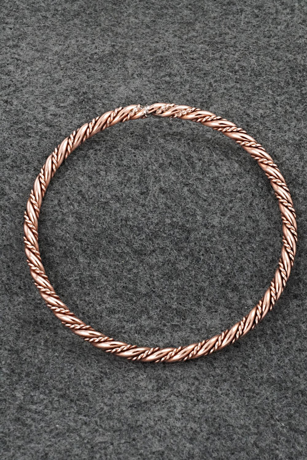 Copper Bangle Bracelet - Elaine Tahe