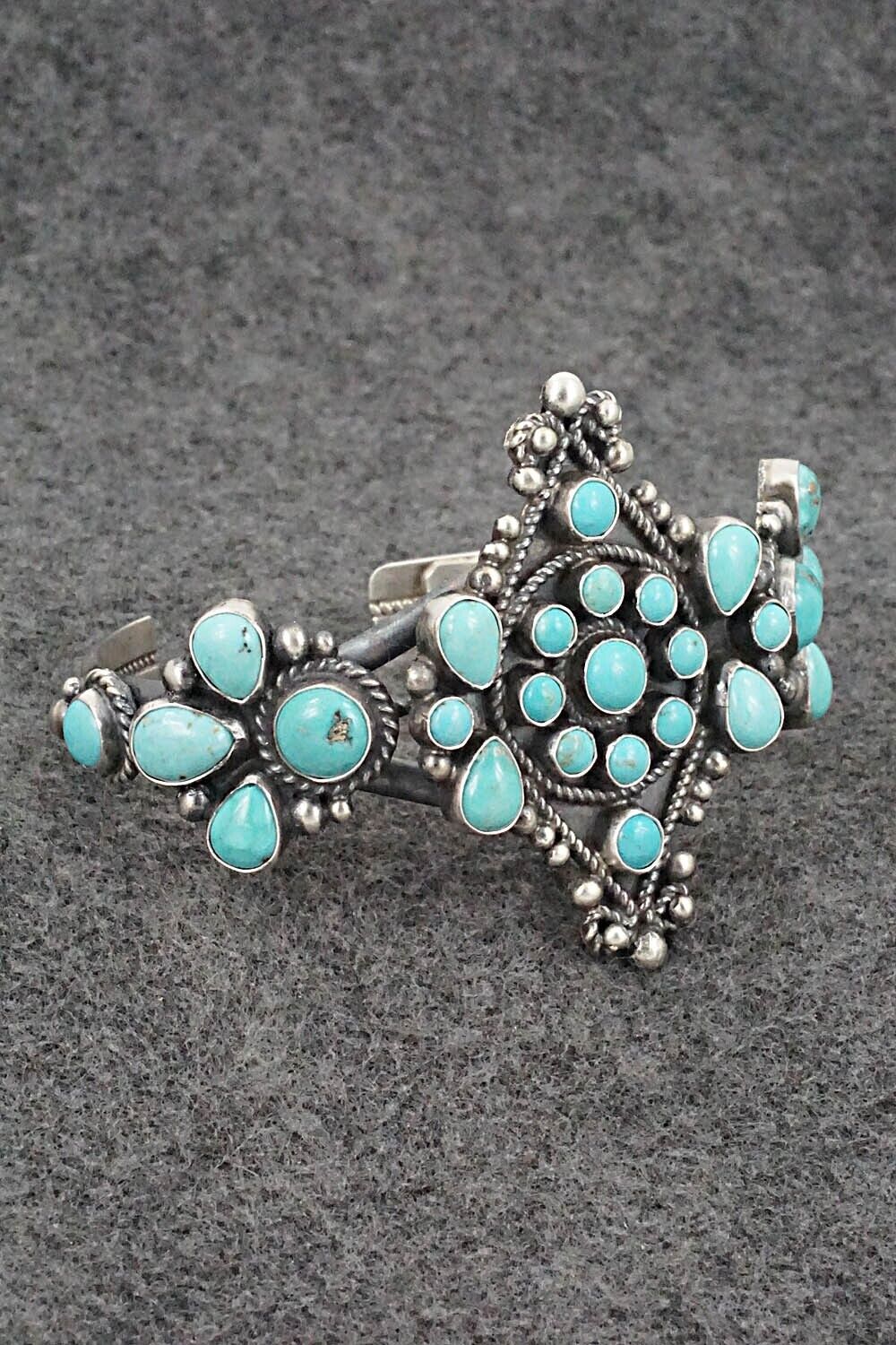 Turquoise & Sterling Silver Bracelet - Devin Brown