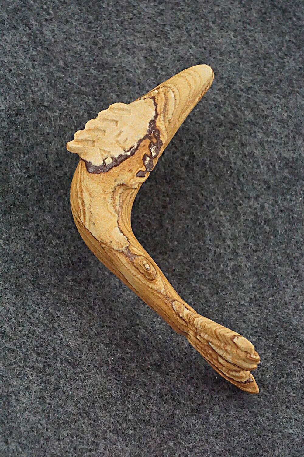 Trout Zuni Fetish Carving - Albert Eustace Sr.
