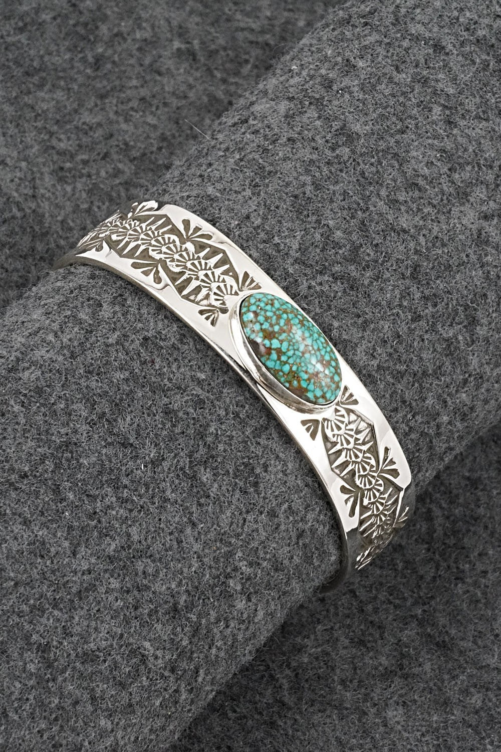 Turquoise & Sterling Silver Bracelet - Arnold Blackgoat