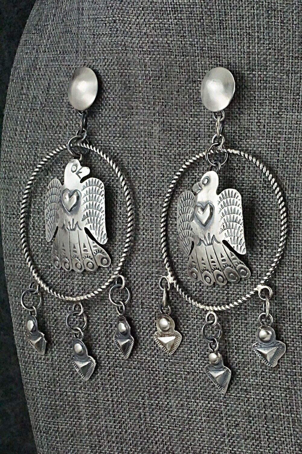 Sterling Silver Earrings - Gabrielle Yazzie