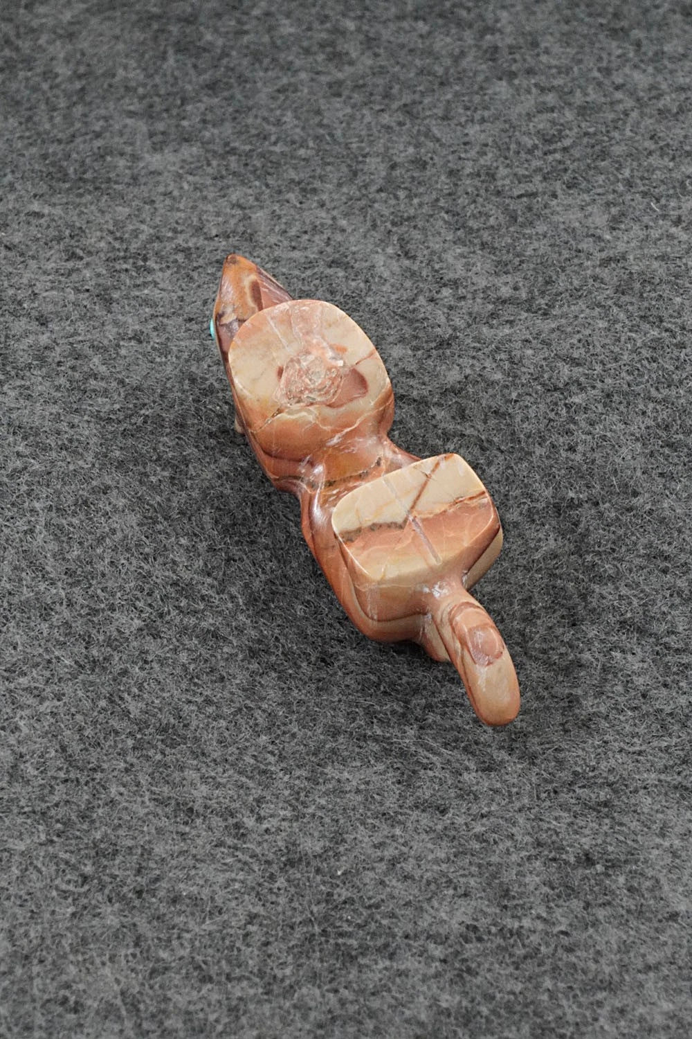Mountain Lion Zuni Fetish Carving - Ronnie Lunasee