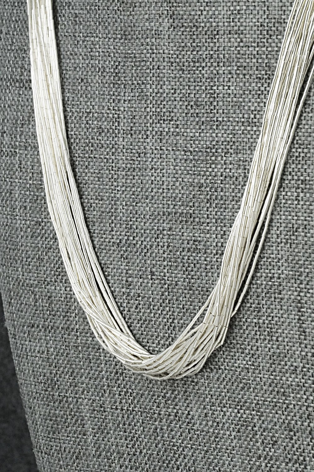 Liquid Silver Necklace - Sterling Silver 24"