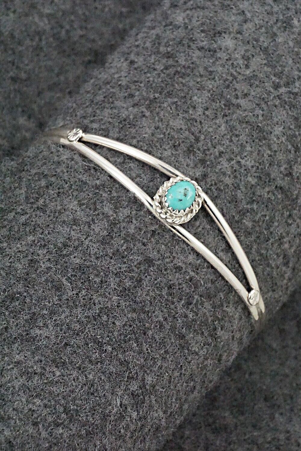 Turquoise & Sterling Silver Bracelet - Elton Cadman