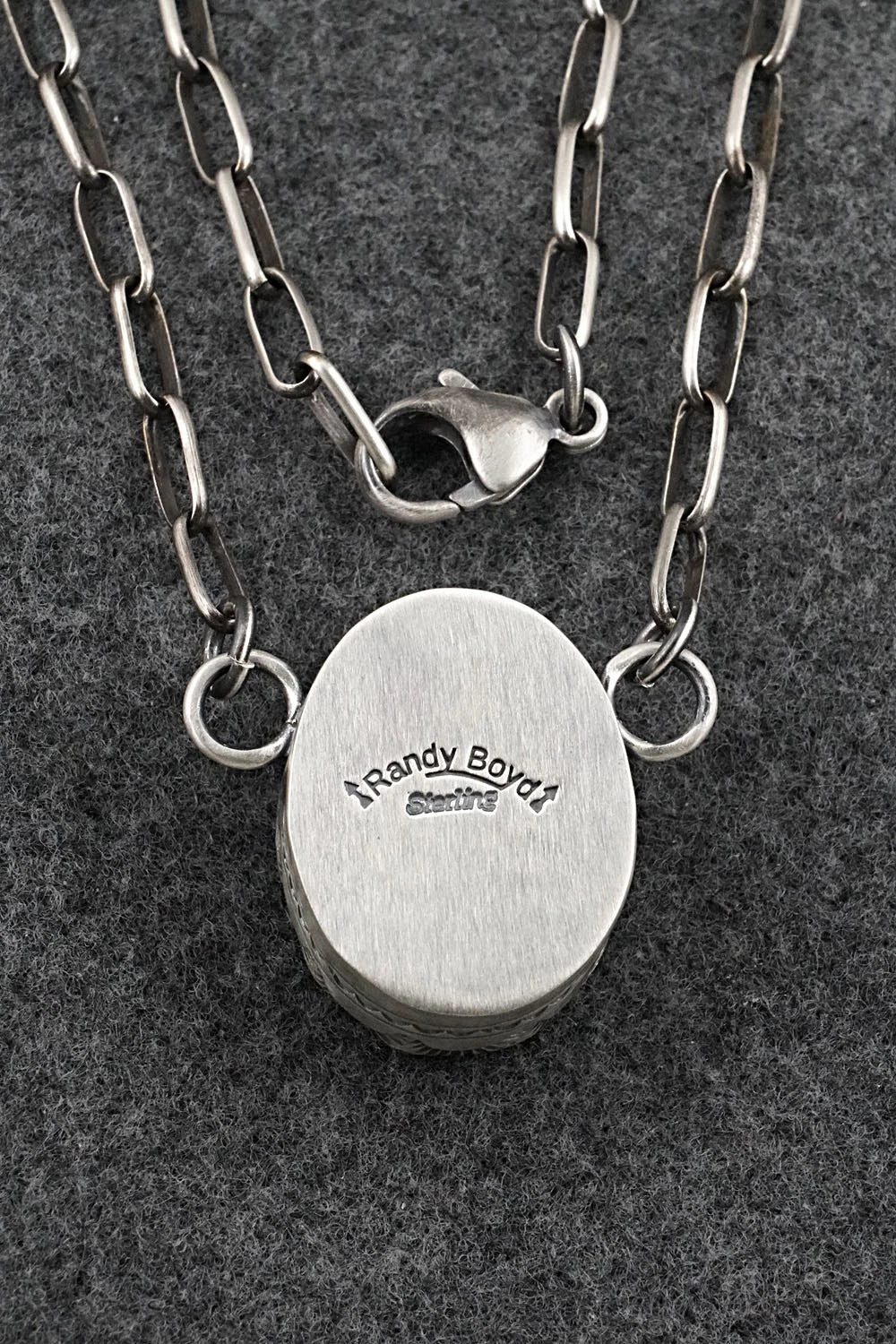 Turquoise & Sterling Silver Necklace - Randy Boyd
