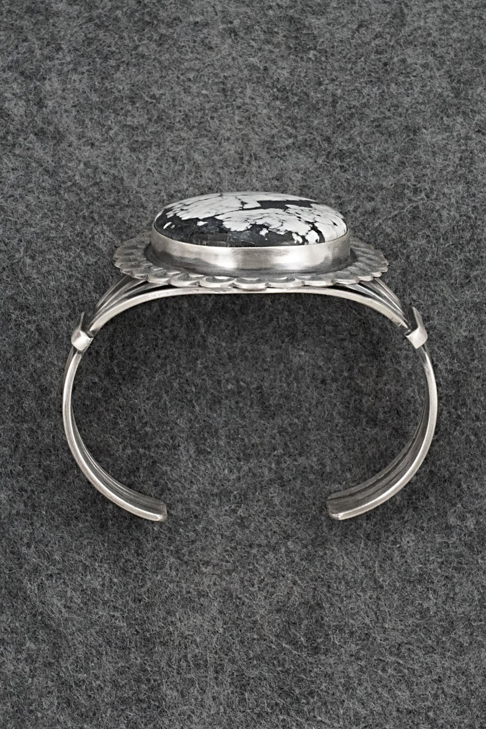 White Buffalo & Sterling Silver Bracelet - Randy Boyd