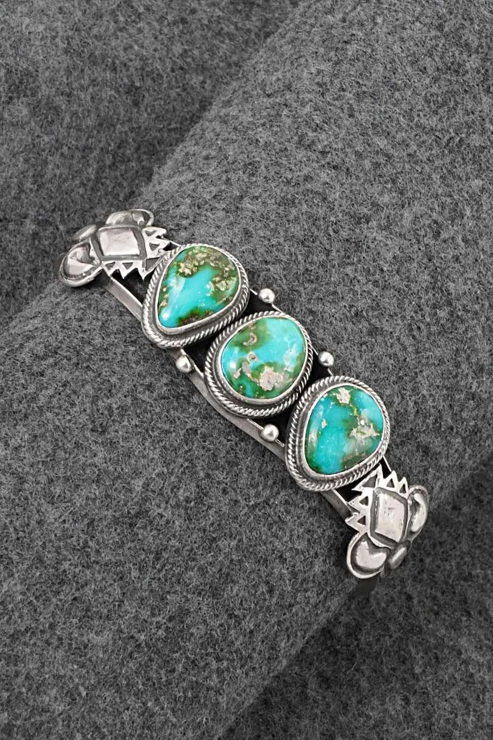 Turquoise & Sterling Silver Bracelet - Sharon McCarthy