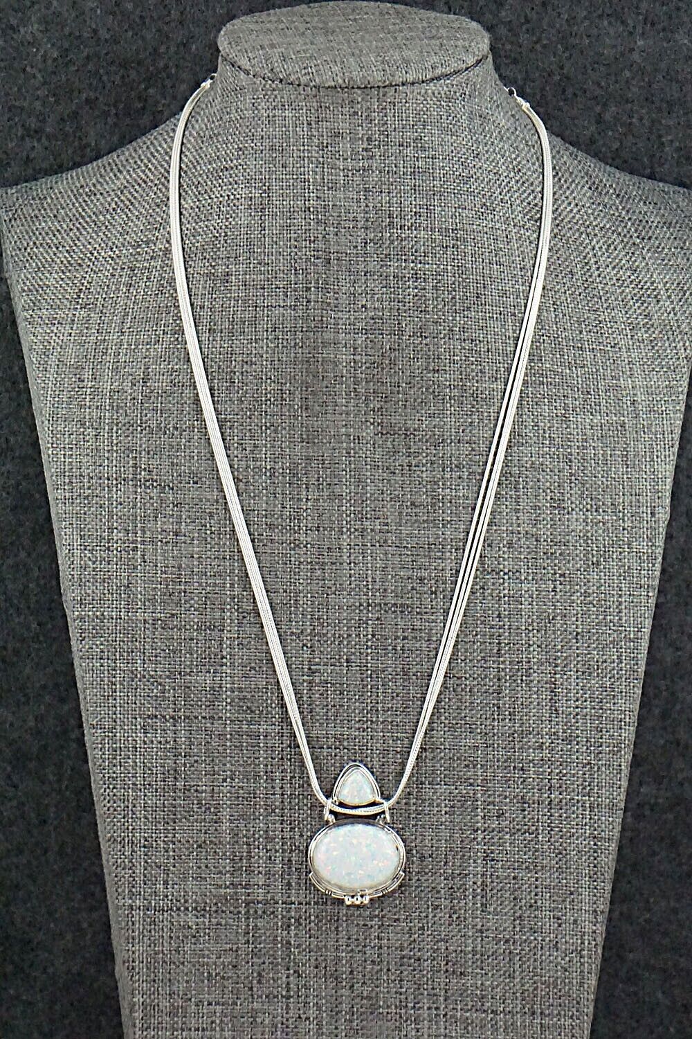 Opalite & Sterling Silver Necklace - Rita Largo