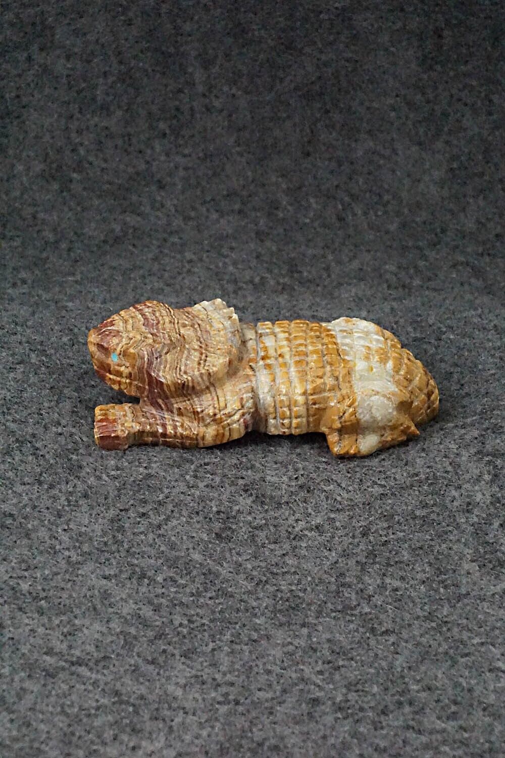 Horned Toad Zuni Fetish Carving - Tony Mackel