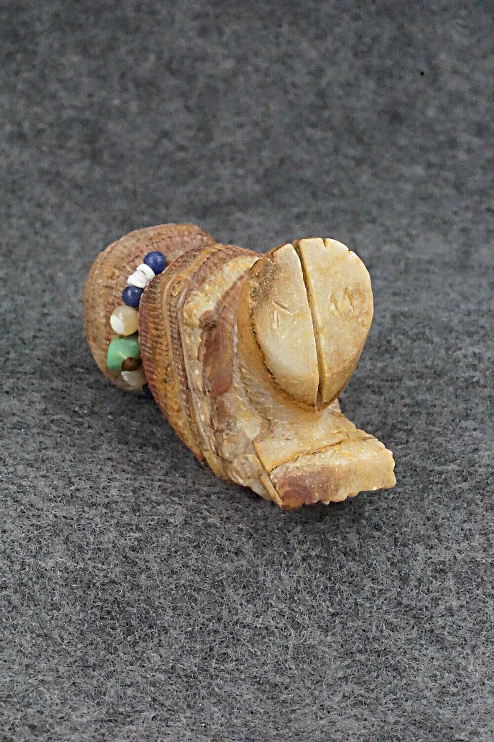 Owl Zuni Fetish Carving - Douglas Martza