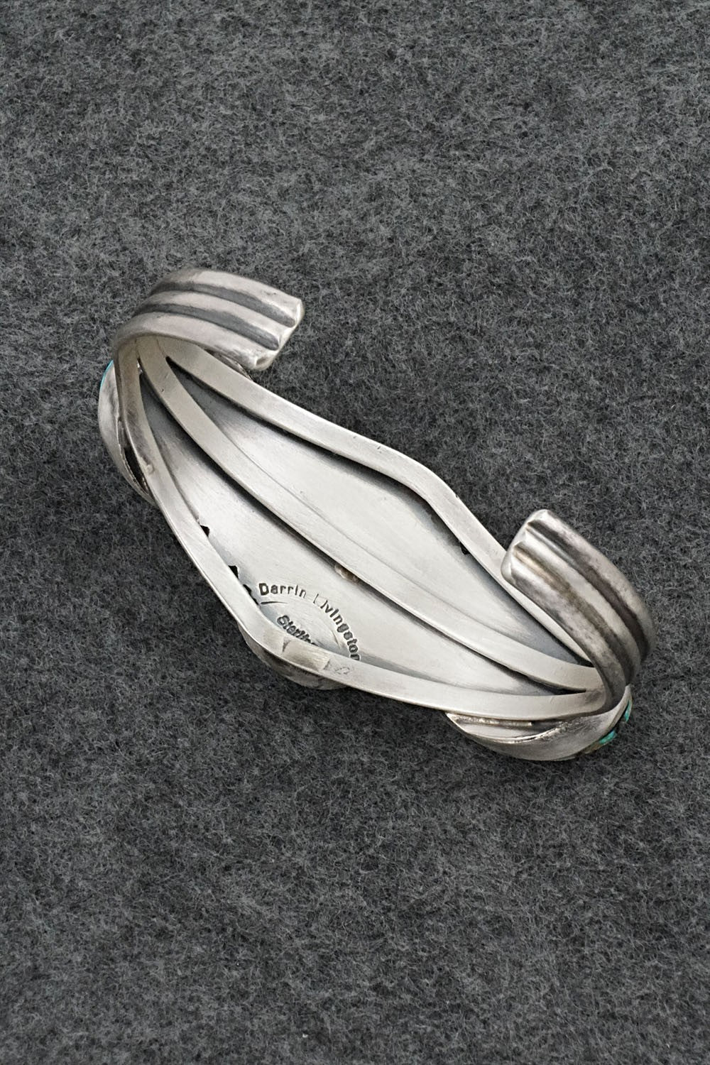Turquoise & Sterling Silver Bracelet - Darrin Livingston