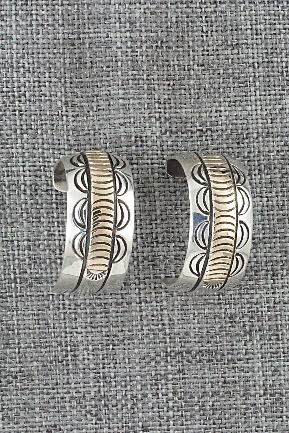 Sterling Silver & Gold Fill Hoop Earrings - Bruce Morgan