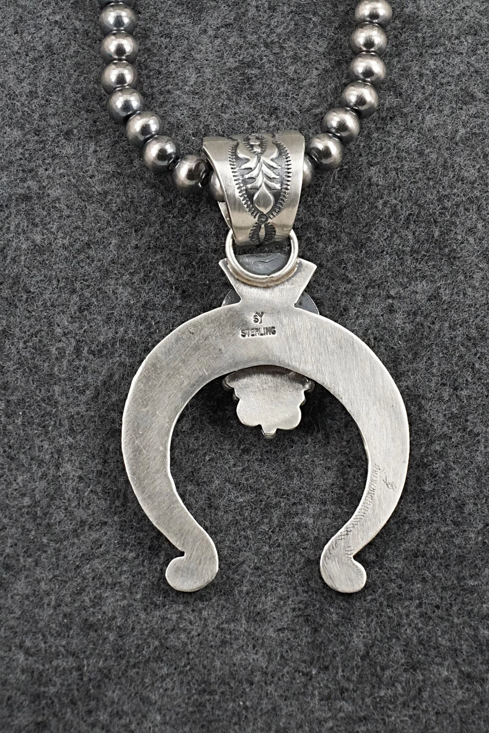 Turquoise & Sterling Silver Necklace - Samuel Yellowhair