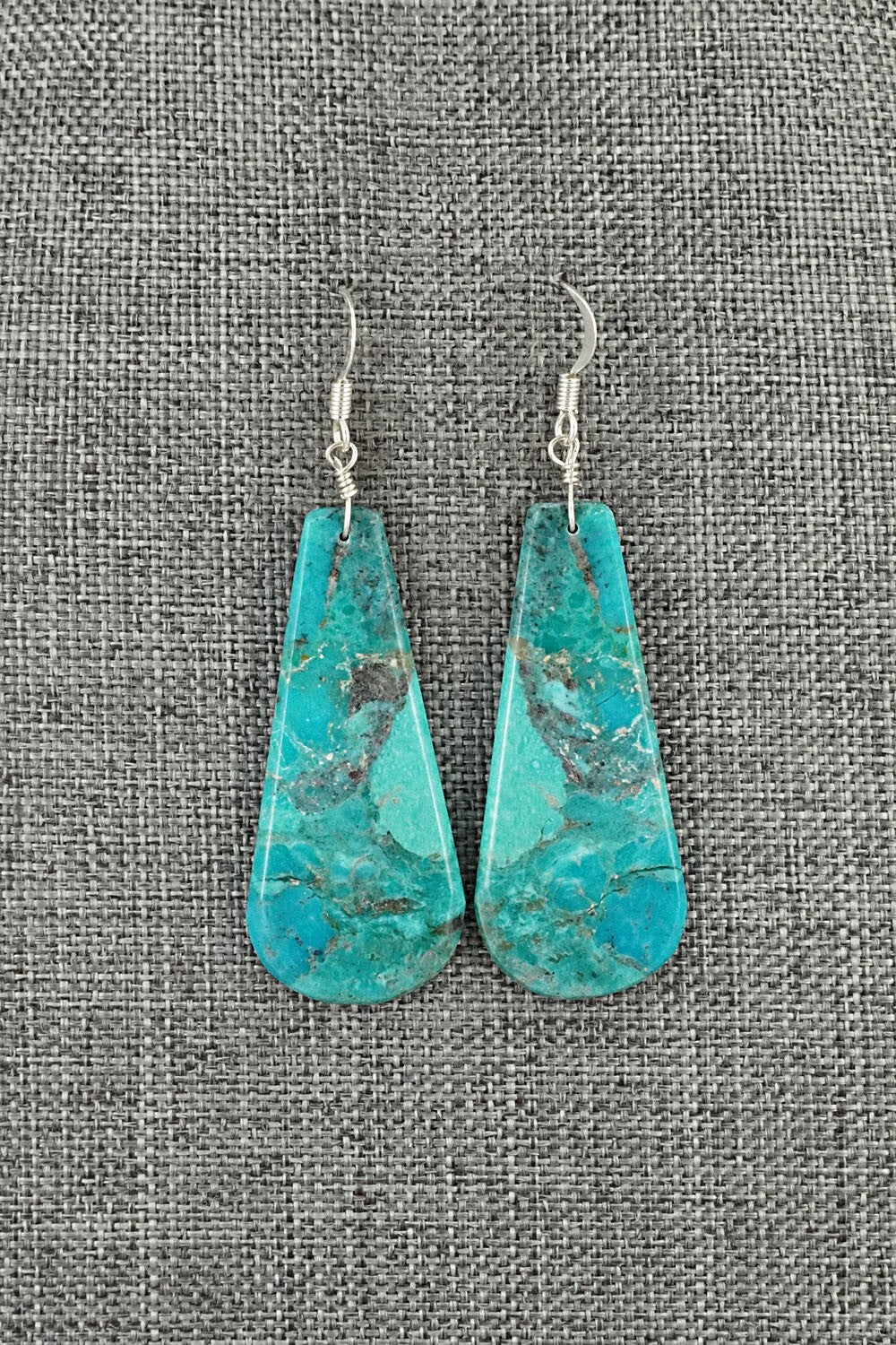 Turquoise & Sterling Silver Earrings - Tammy Nolcot
