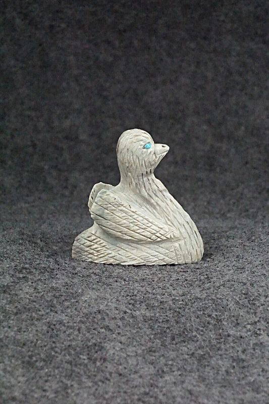 Swan Zuni Fetish Carving - Lindsey Cheama