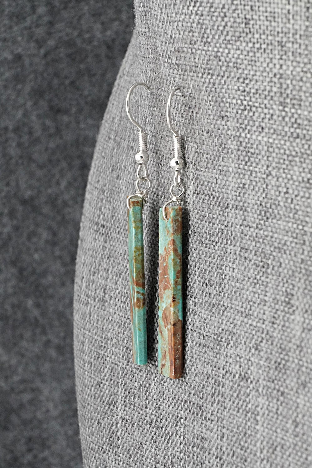 Turquoise & Sterling Silver Earrings - Tammy Nolcot