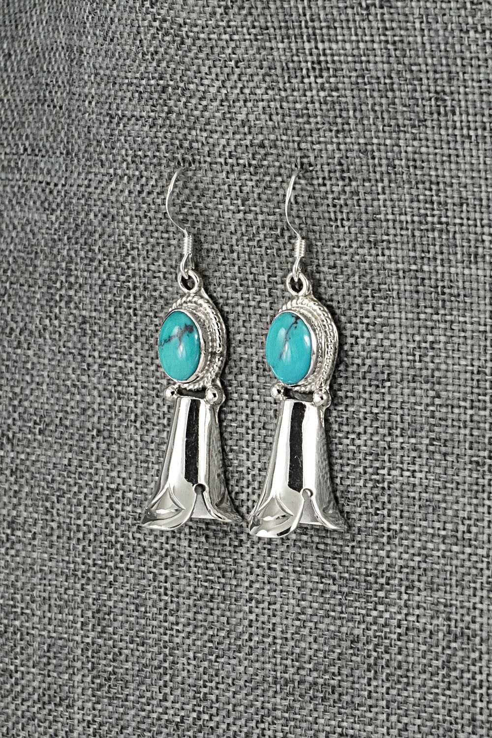 Turquoise & Sterling Silver Earrings - Sharon McCarthy