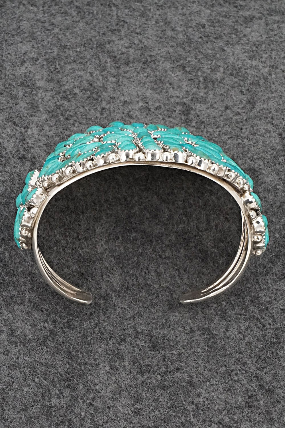 Turquoise & Sterling Silver Bracelet - Eunice Wilson