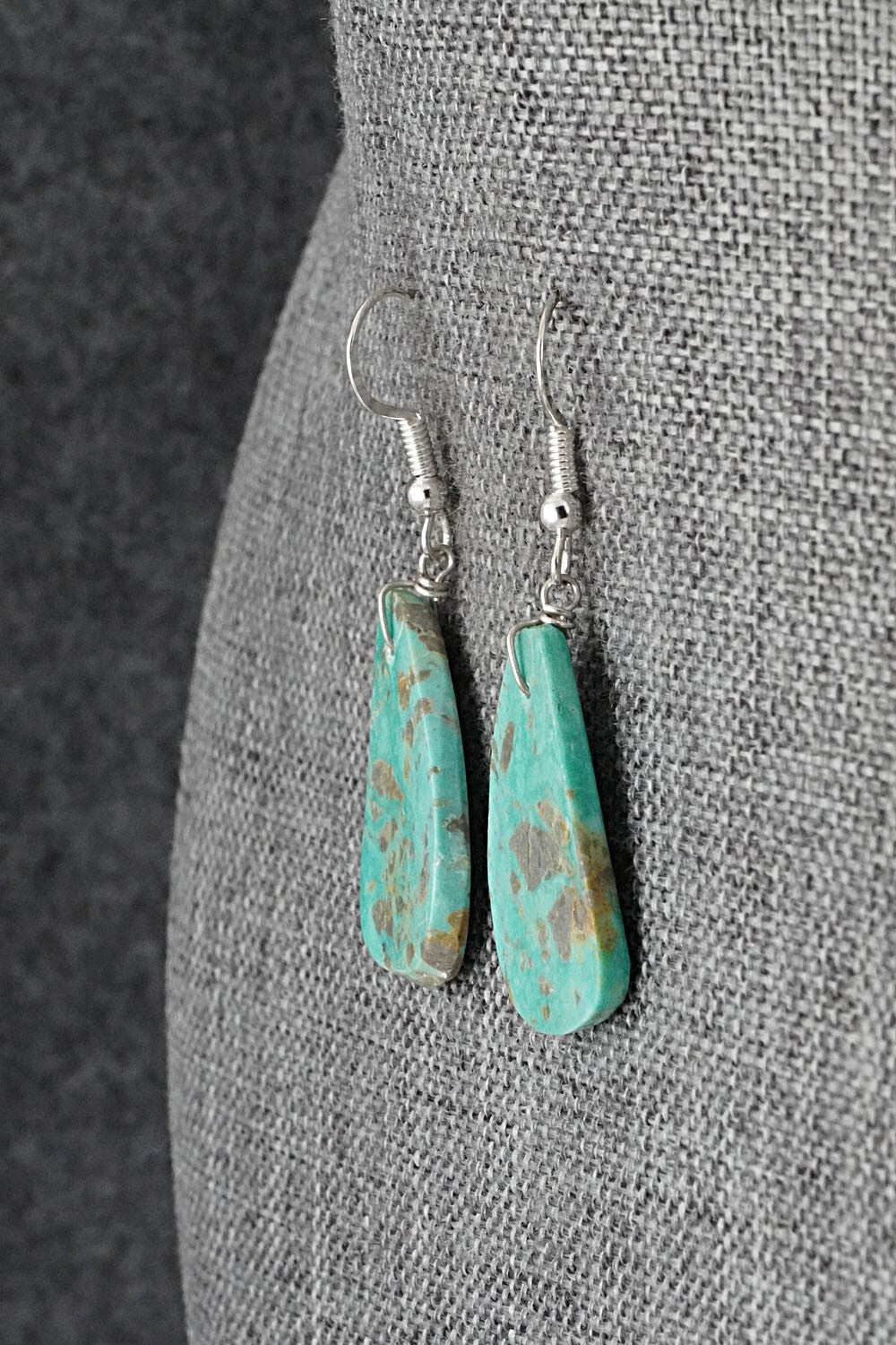 Turquoise & Sterling Silver Earrings - Tammy Nolcot