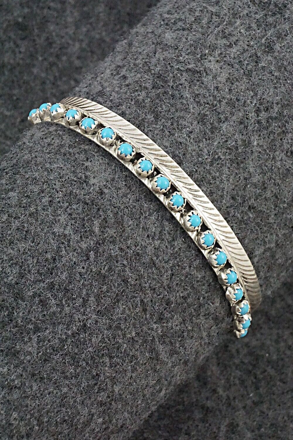 Turquoise and Sterling Silver Bracelet - Aaron Davis