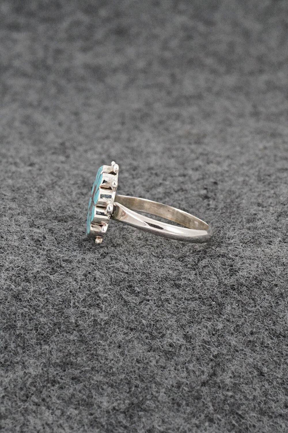 Multi-Stone & Sterling Silver Ring - Maxine Soseeah - Size 4.5