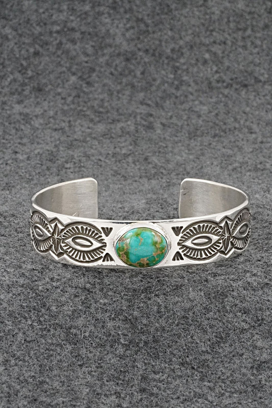Turquoise & Sterling Silver Bracelet - Arnold Blackgoat