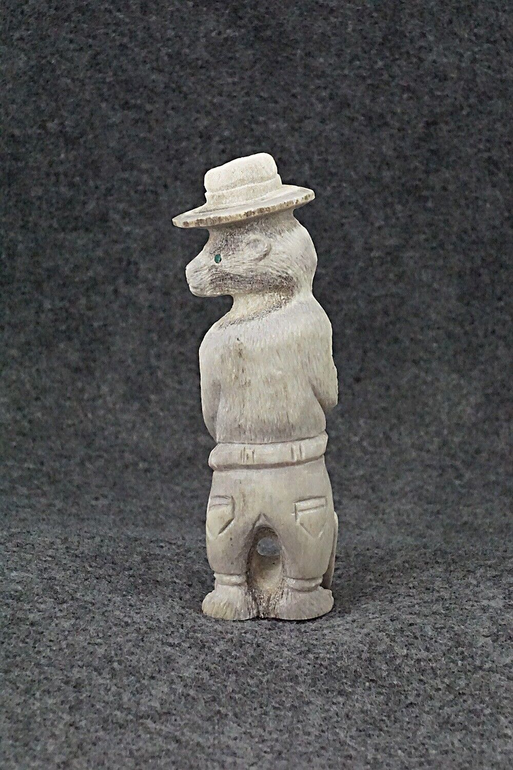 Smokey Bear Zuni Fetish Carving - Chris Peina
