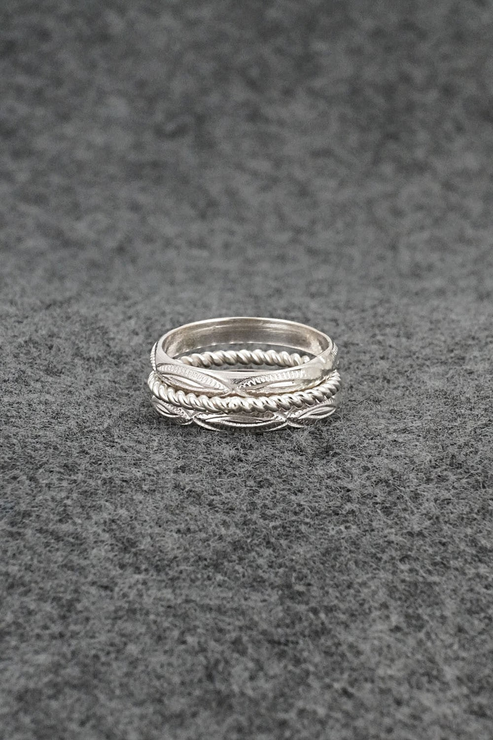 Sterling Silver Rings - Charles Dubois - Size 7.5