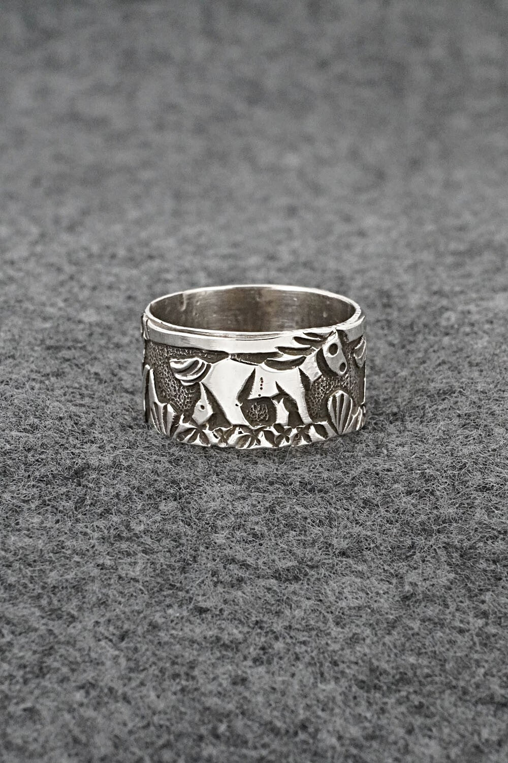 Sterling Silver Ring - Lloyd Becenti - Size 7.5