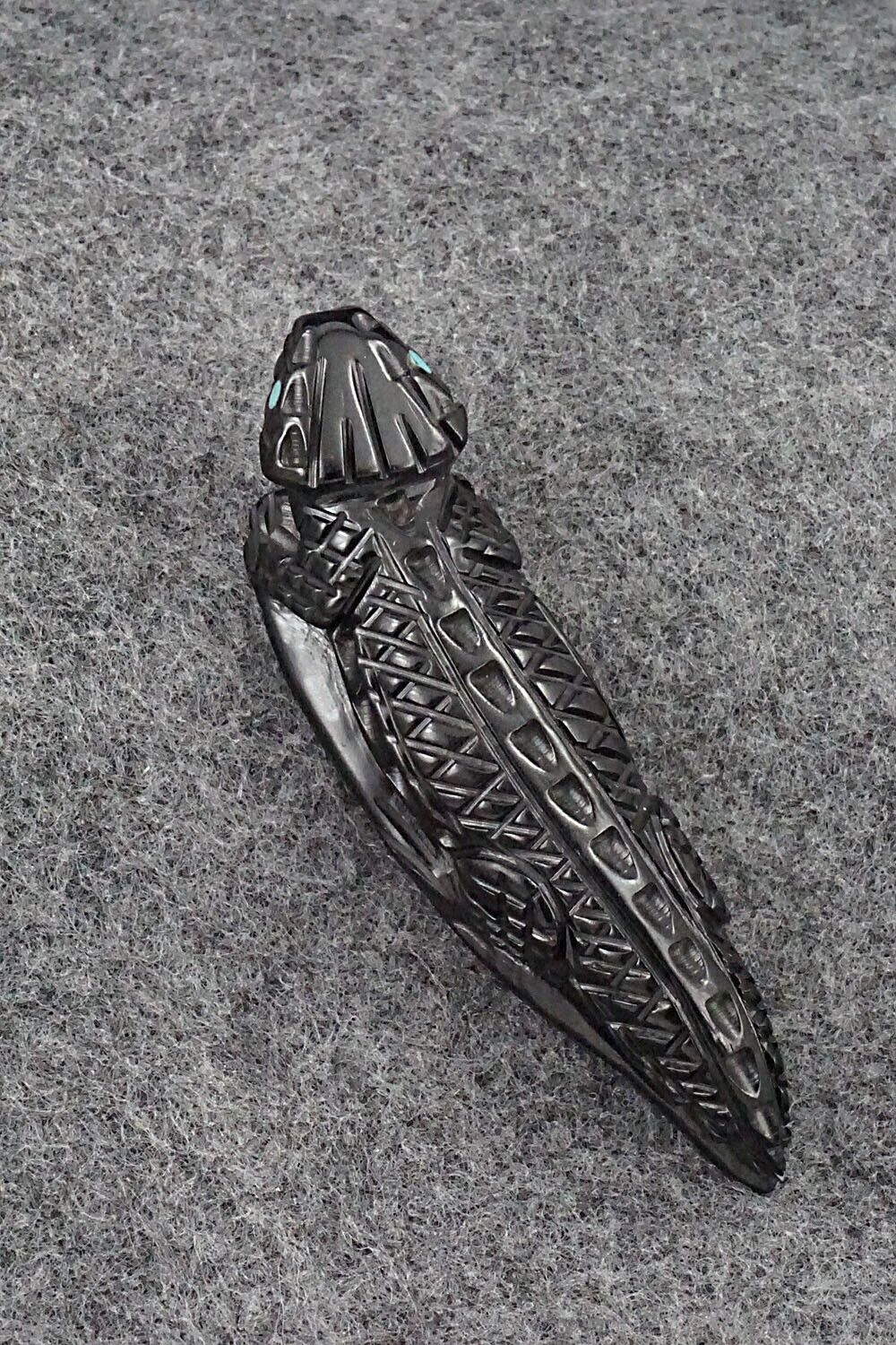 Horned Toad Zuni Fetish Carving - Jensen Charlie