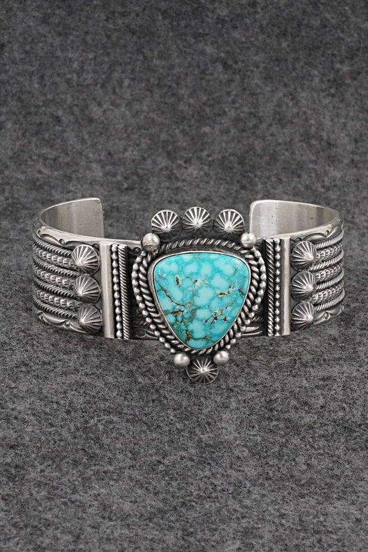 Turquoise & Sterling Silver Bracelet - Michael Calladitto