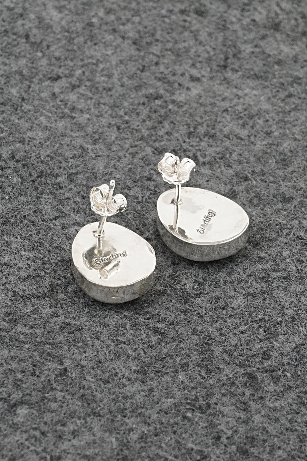 Turquoise & Sterling Silver Earrings - Rosemary Saunders