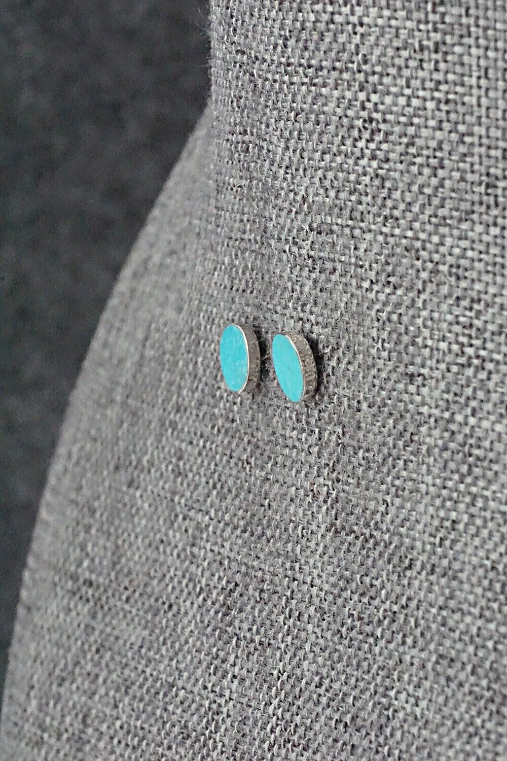 Turquoise & Sterling Silver Earrings - Rebecca Davis