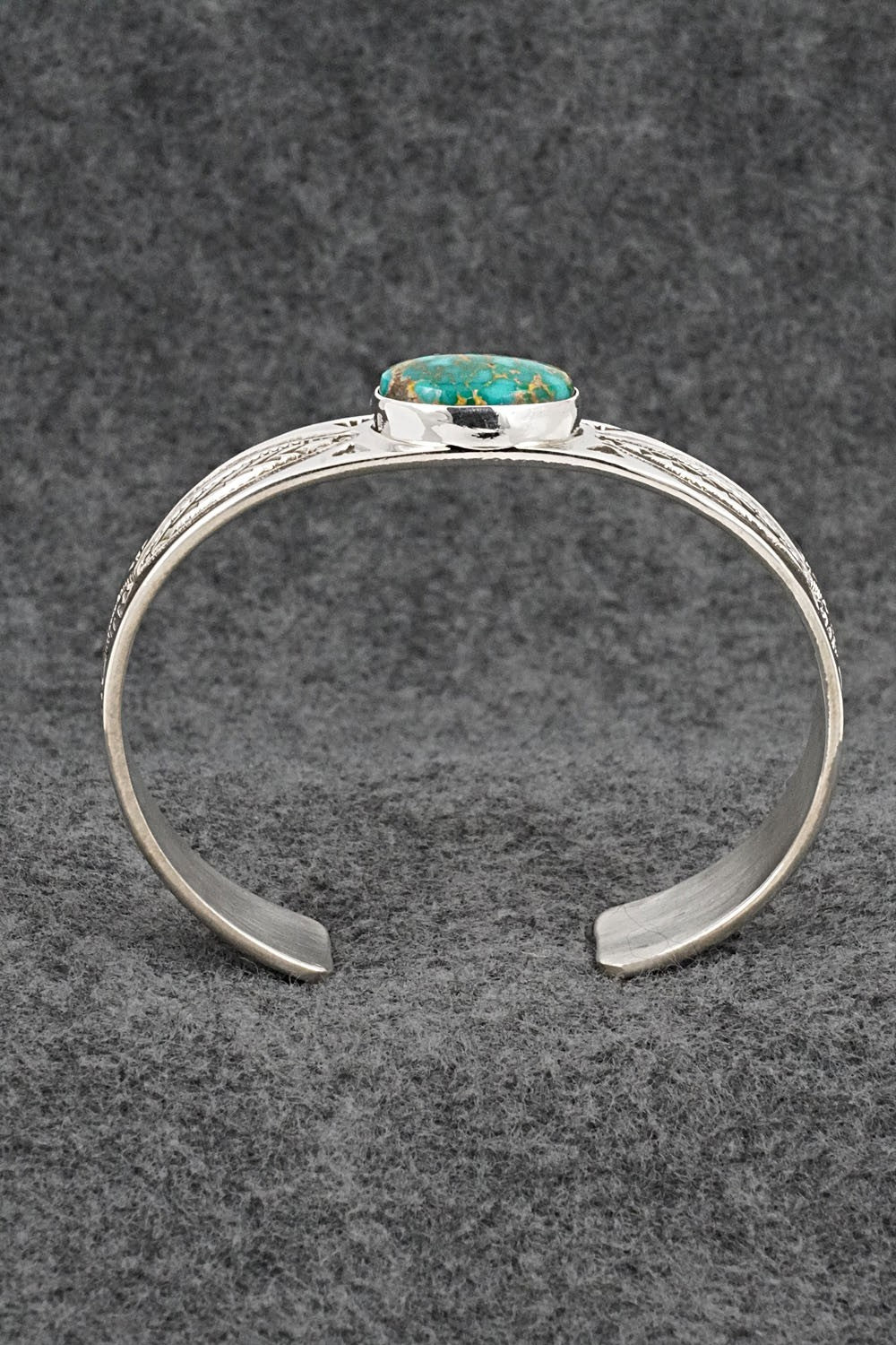 Turquoise & Sterling Silver Bracelet - Arnold Blackgoat
